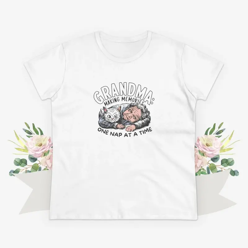 Grandma Having Memory Women Graphic Tee 9