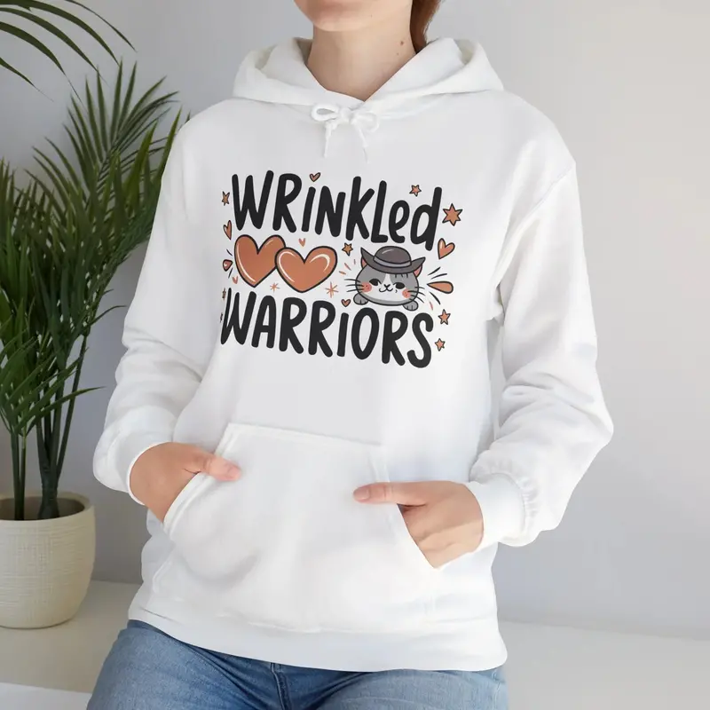 Grandmeow's Guardian Unisex Heavy Cotton Hoodie 10