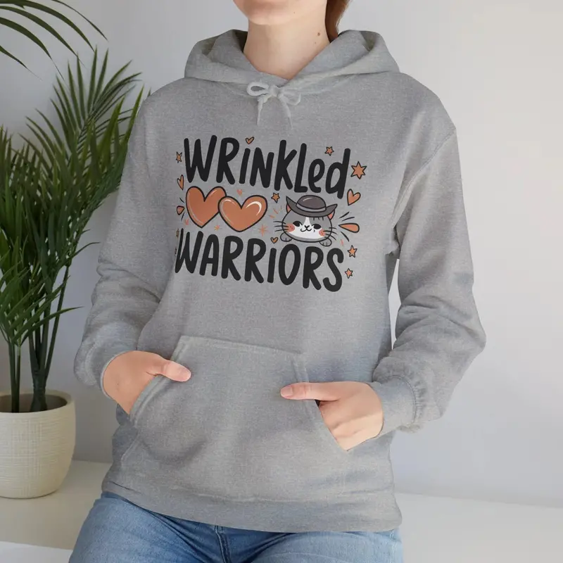 Grandmeow's Guardian Unisex Heavy Cotton Hoodie 13
