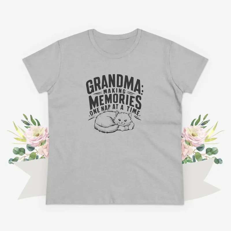 Grandpa Having Memory One Nap A Time Women Cotton Tshirt 10