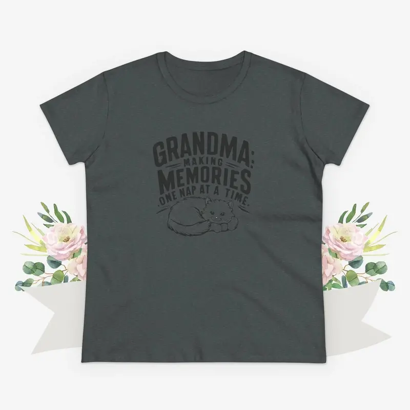 Grandpa Having Memory One Nap A Time Women Cotton Tshirt 12