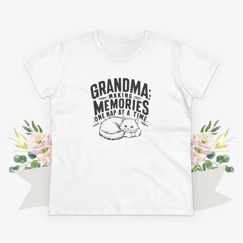 Grandpa Having Memory One Nap A Time Women Cotton Tshirt 6