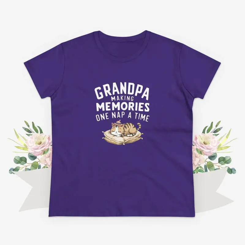 Grandpa Having Memory Women Graphic Tshirts 12