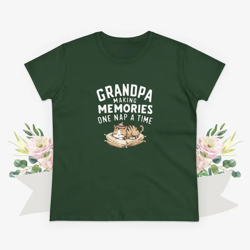 Grandpa Having Memory Women Graphic Tshirts 14