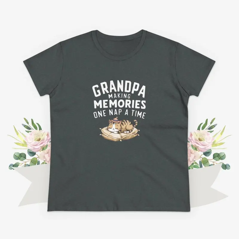 Grandpa Having Memory Women Graphic Tshirts 16