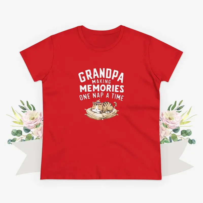 Grandpa Having Memory Women Graphic Tshirts 20