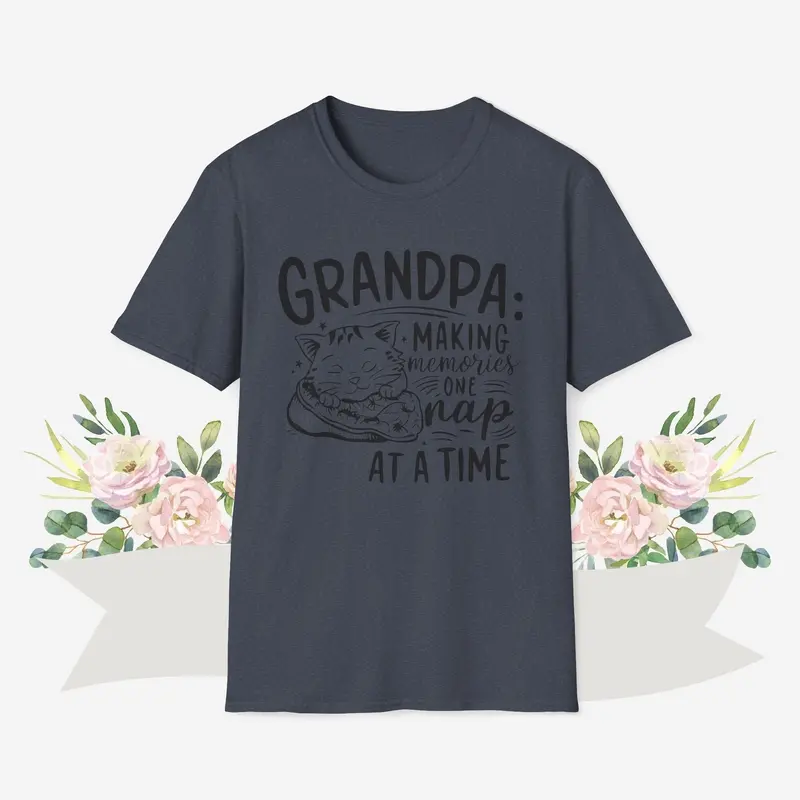 Grandpa Making Memory Cotton Men Tee 10