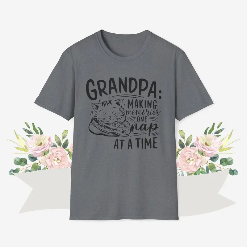 Grandpa Making Memory Cotton Men Tee 11