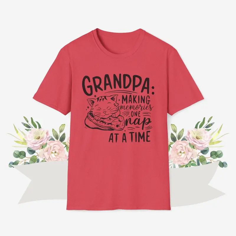Grandpa Making Memory Cotton Men Tee 12