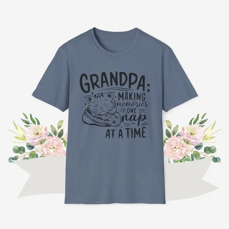 Grandpa Making Memory Cotton Men Tee 18