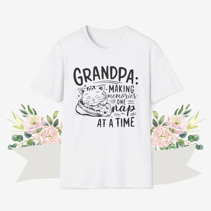 Grandpa Making Memory Cotton Men Tee 3