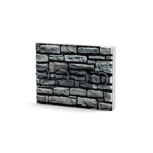 Gray Stone Floor - Minifig Stand 1
