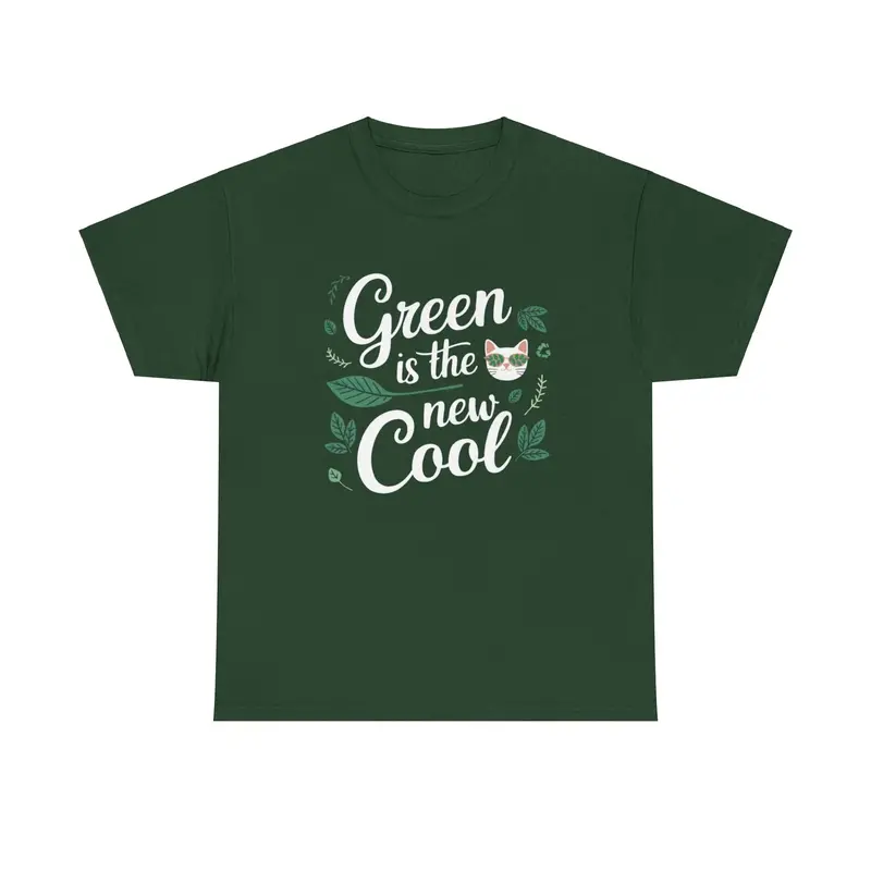 Green Is The New Cool Nature Cotton Tee 7