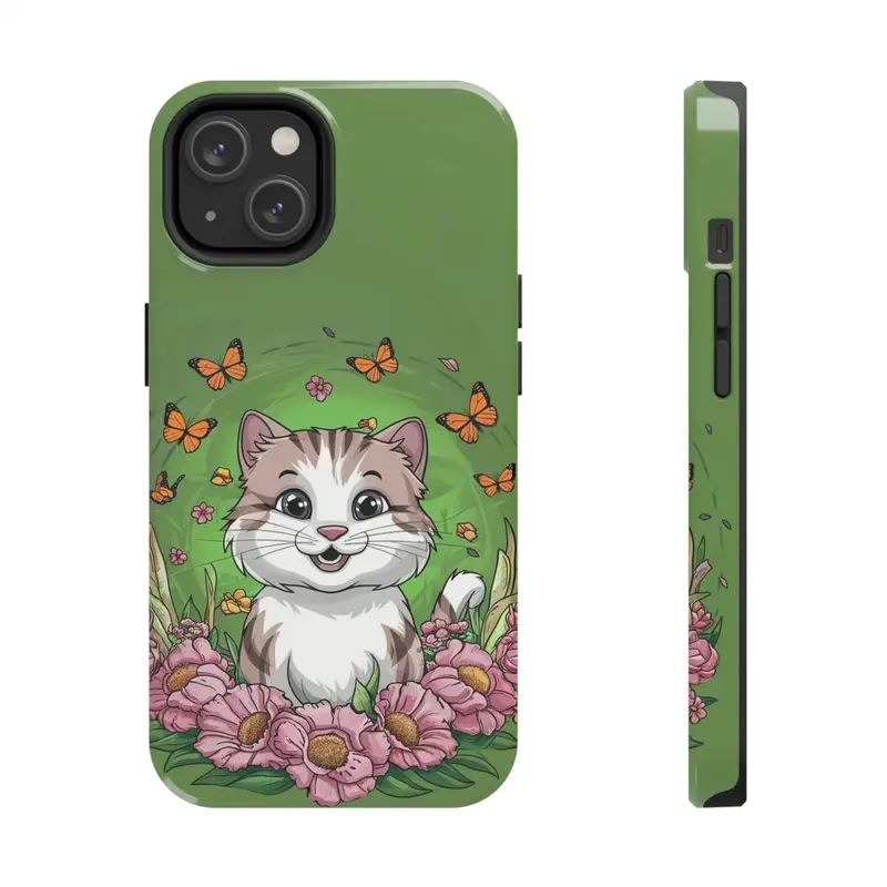 Green Mewsic Tough Case 14