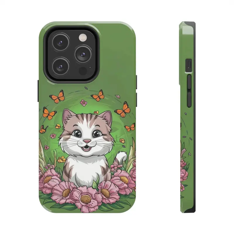 Green Mewsic Tough Case 15