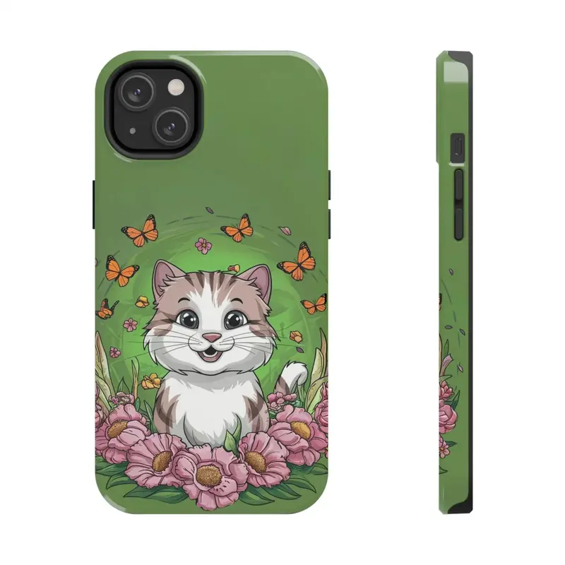 Green Mewsic Tough Case 17