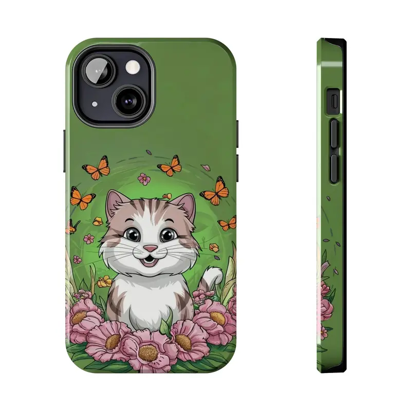 Green Mewsic Tough Case 18