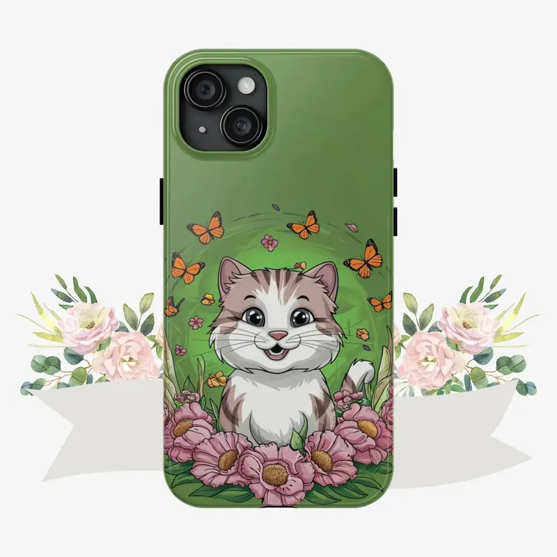 Green Mewsic Tough Case 20