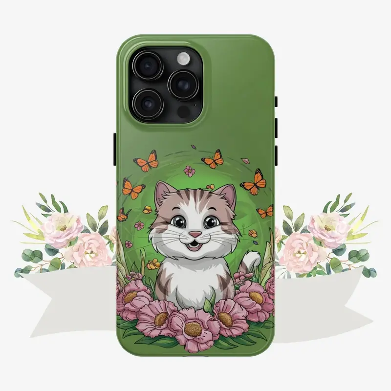 Green Mewsic Tough Case 21
