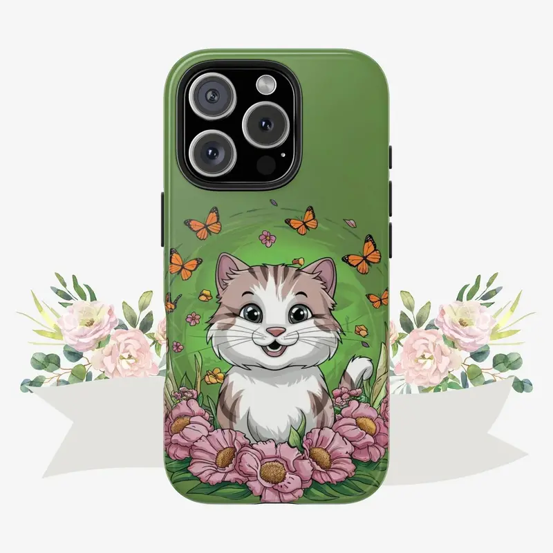 Green Mewsic Tough Case 22