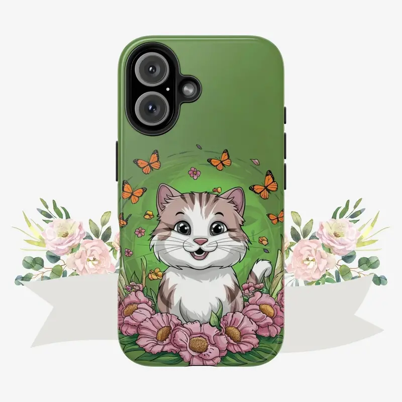 Green Mewsic Tough Case 23