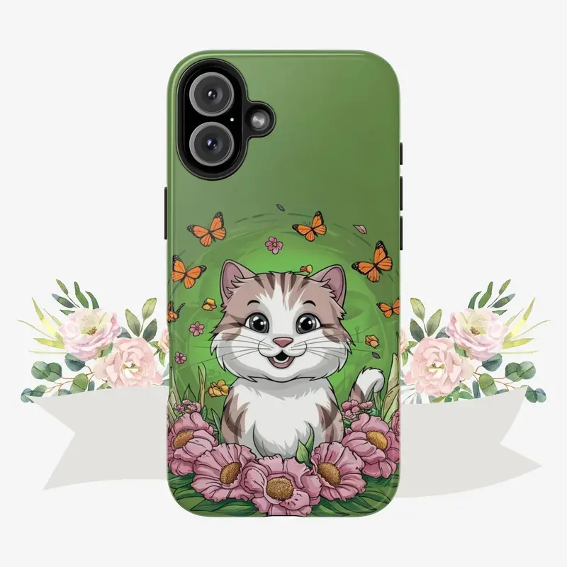 Green Mewsic Tough Case 24
