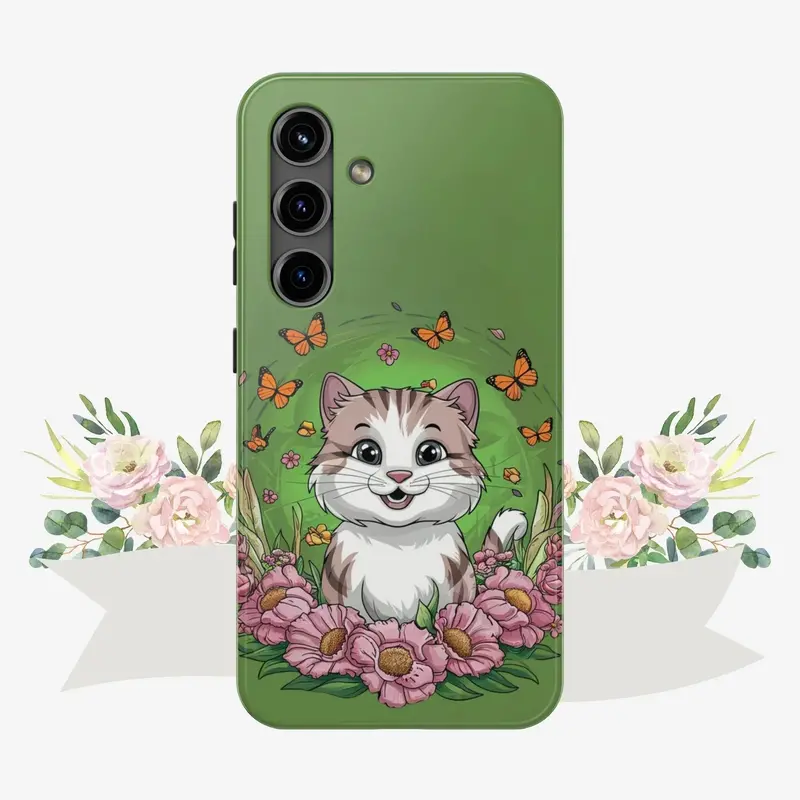 Green Mewsic Tough Case 25