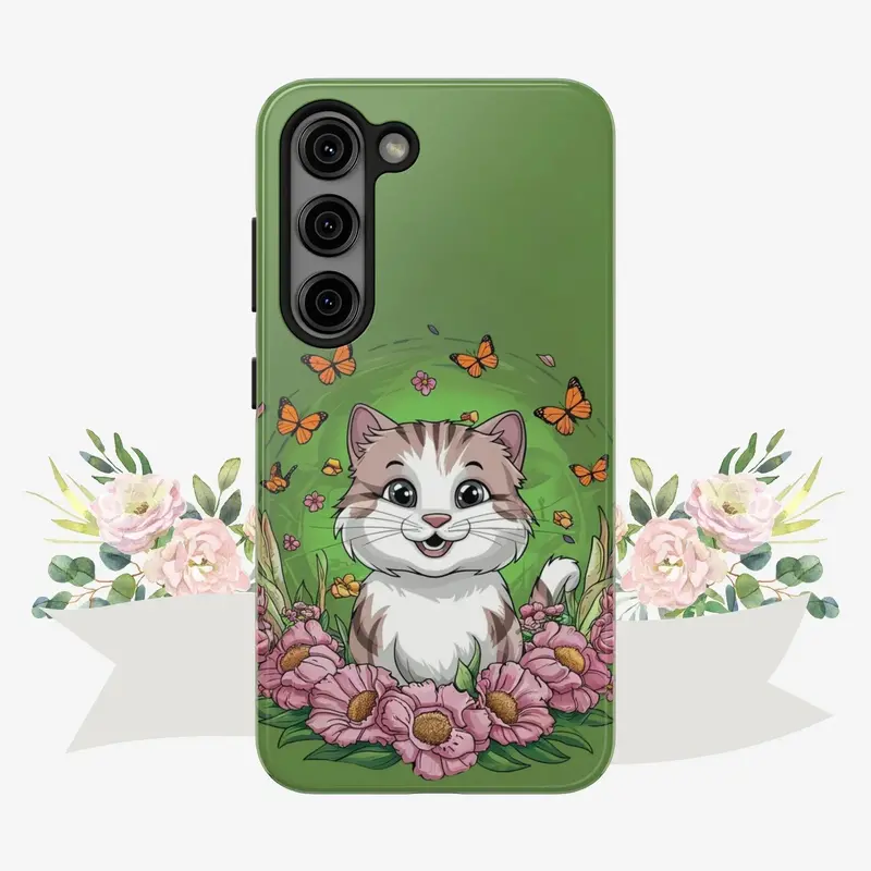 Green Mewsic Tough Case 26