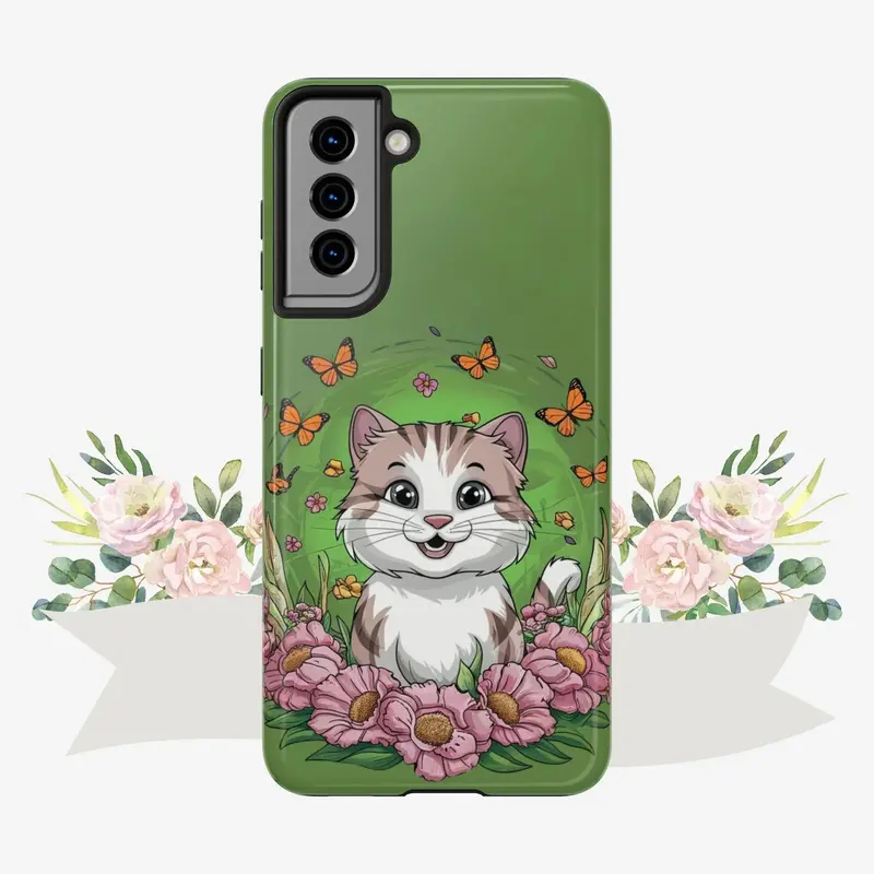 Green Mewsic Tough Case 28