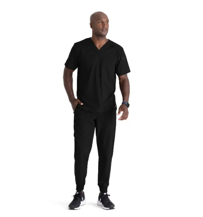 Grey's Anatomy Men's Murphy Pocket V-Neck Scrub Top 1
