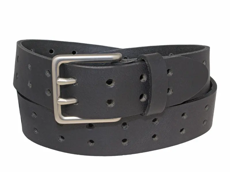 Grizzly 38Mm Double Perf Belt Prong Buckle - Black 1