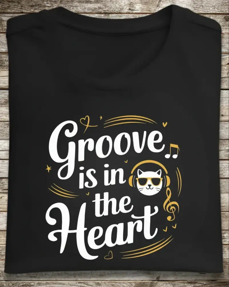 Groove In The Heart Cotton T-Shirt 1