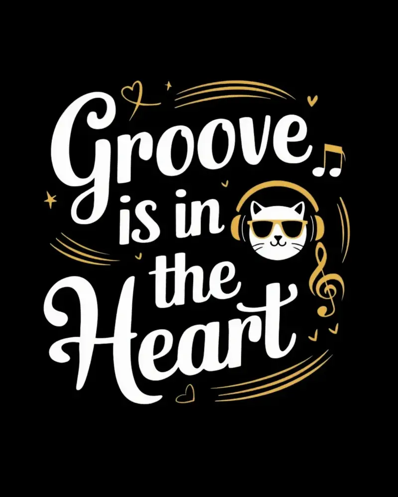 Groove In The Heart Cotton T-Shirt 2
