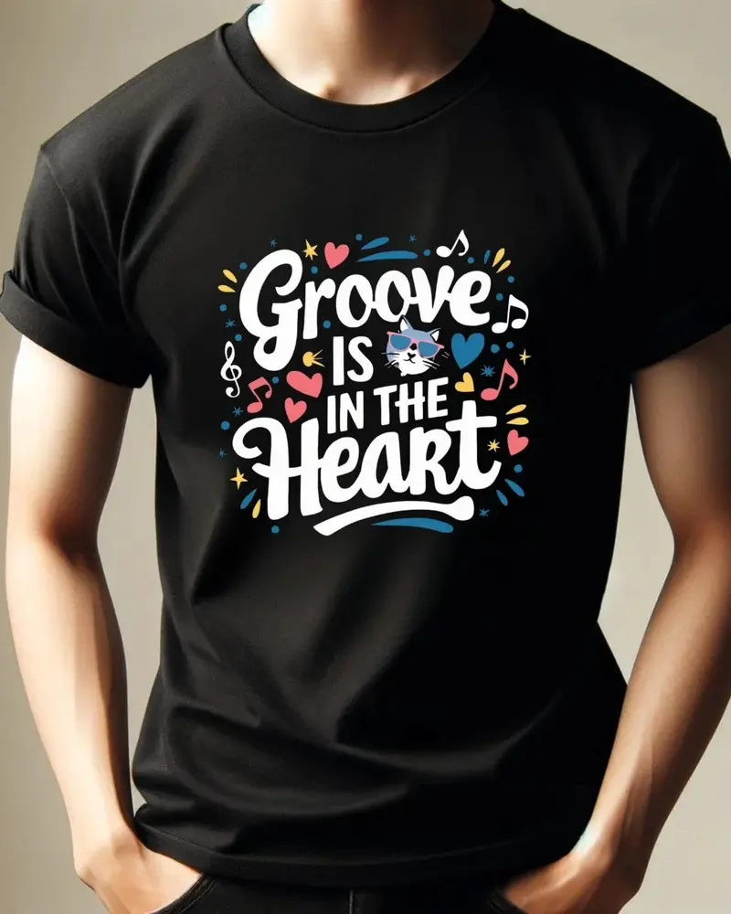 Groove In The Heart Cotton T-Shirt 4