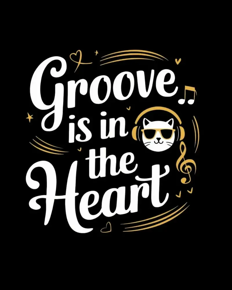 Groove In The Heart Cotton Tshirts 2