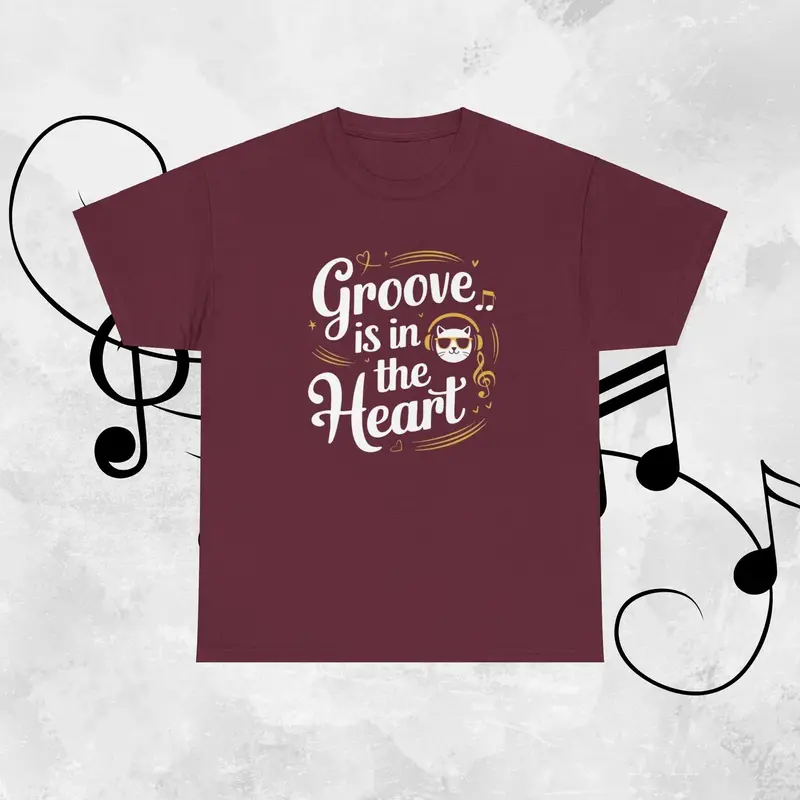 Groove In The Heart Cotton Tshirts 7