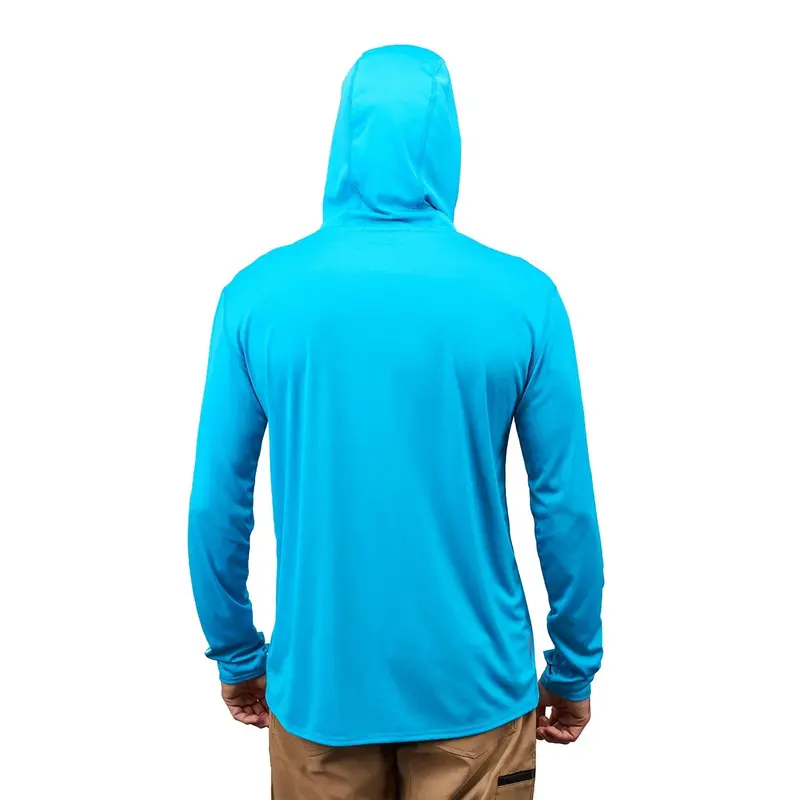 Grundéns Men's Tough Sun Hooded Long Sleeve T-Shirt 6