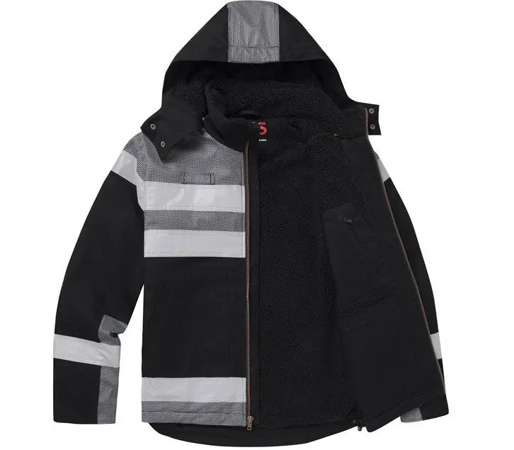 Gss Quartz Sherpa Lined Heavy Weight Jacket-Black 3