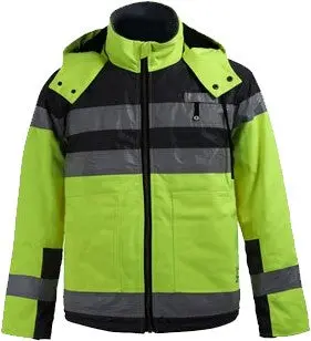 Gss Quartz Sherpa Lined Heavy Weight Jacket-Lime 1