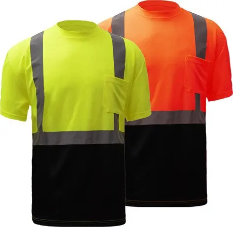 Gss Safety Black Bottom T-Shirt Class 2 1