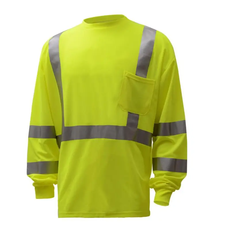 Gss Safety Class 3 Long Sleeve T-Shirt #5506/5505 1