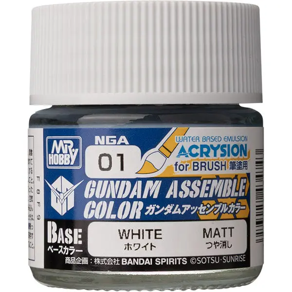 Gundam Assemble Color: Base Matte- White 1