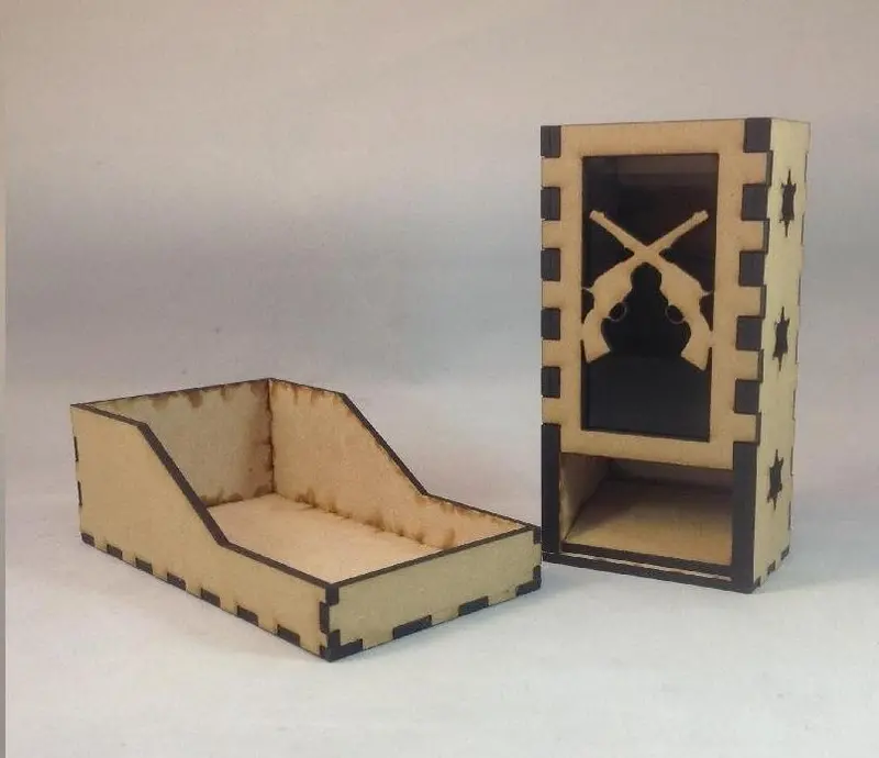 Guns Western Theme Dice Tower V3 3
