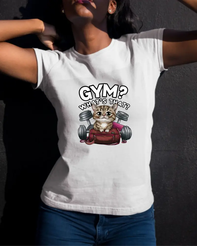 Gym What That Cotton Crew Neck Tshirt 3