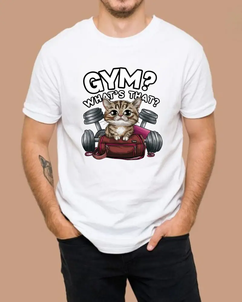 Gym What That Cotton Crew Neck Tshirt 4