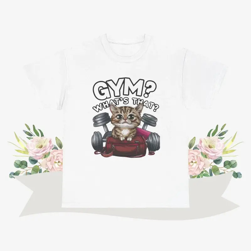 Gym What That Cotton Crew Neck Tshirt 5