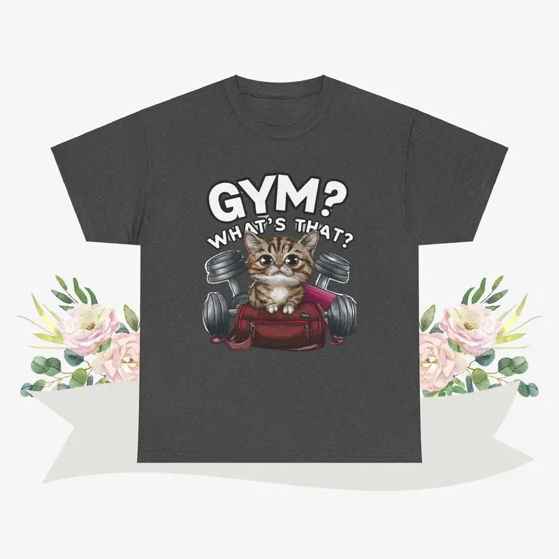 Gym What That Cotton Crew Neck Tshirt 6