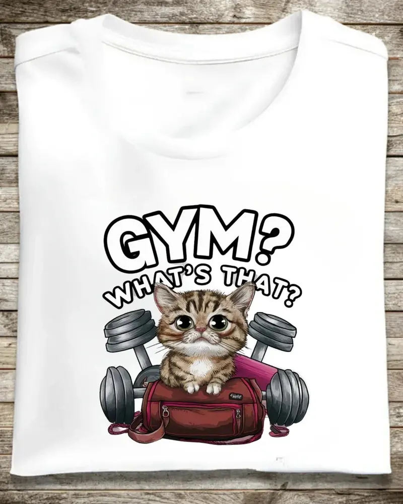 Gym What's That Cotton T-Shirt 1