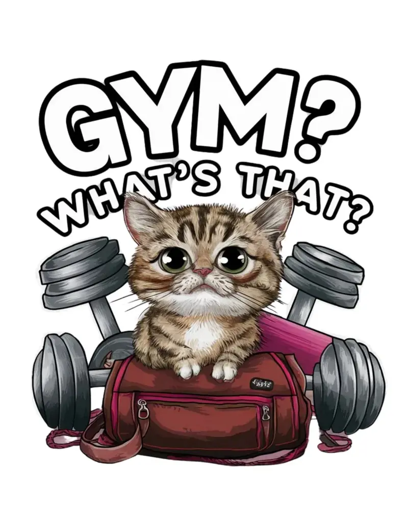Gym What's That Cotton T-Shirt 2