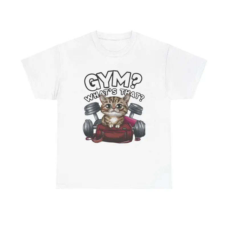 Gym What's That Cotton T-Shirt 5
